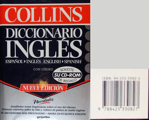 Collins Diccionario Ingles ISBN 84-253-3082-3