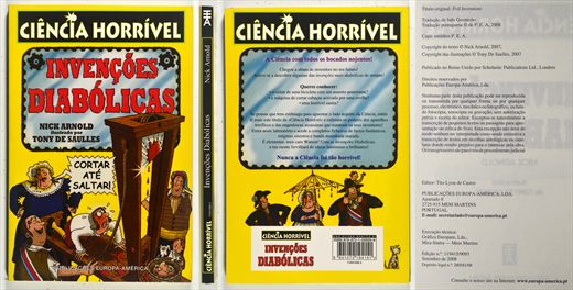 Ciencia Horrivel - Invencoes Diabolicas ISBN 978-972-1-05939-9