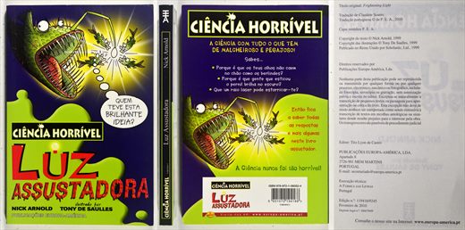 Ciencia Horrivel - Luz Assustadora ISBN 978-972-1-06052-4