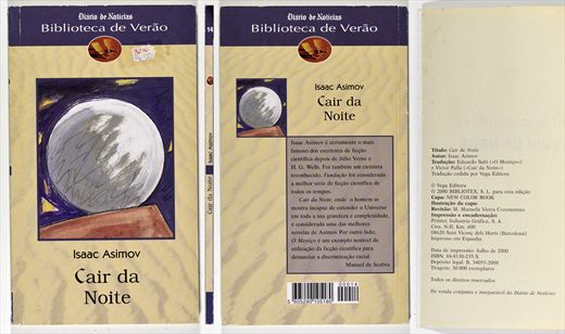 Cair da Noite - Issac Asimov ISBN 84-8130-235-X