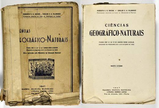 Ciencias geografico-naturais 1o.2o. e 3o. anos 1947