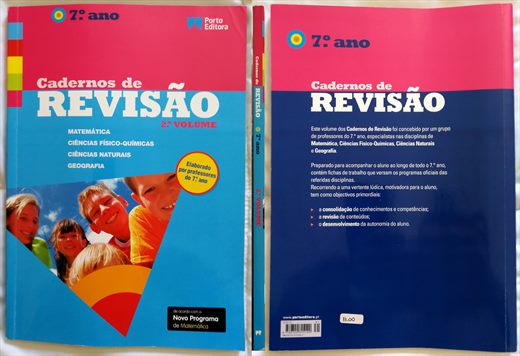 Cadernos de revisao 2o. volume, 7o. ano - ISBN 978-972-0-01569-3