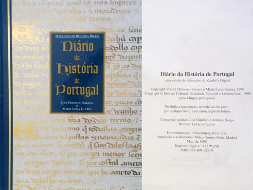 Diario da Historia de Portugal ISBN 972-609-229-9