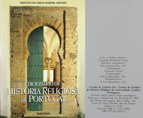 Dicionario de Historia Religiosa de Portugal ISBN 972-42-2416-3
