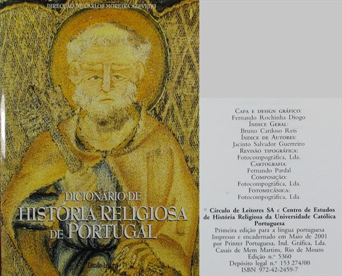 Dicionario de Historia Religiosa de Portugal ISBN 972-42-2459-7