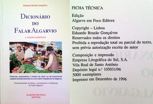 Dicionario do Falar Algarvio - DLN 105031-96
