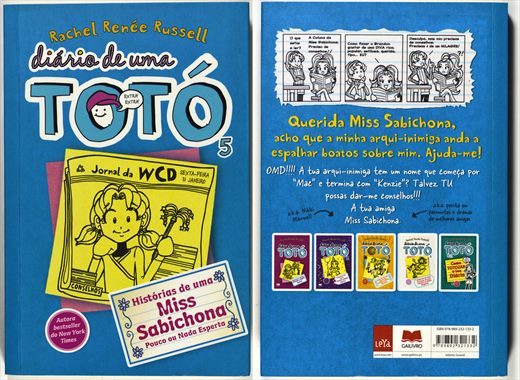 Diario de uma Toto ISBN 978-989-232-133-2