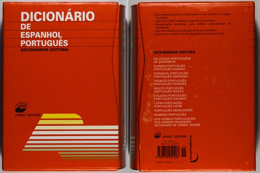 Dicionario de Espanhol-Portugues ISBN 972-0-05040-3