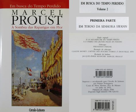 Em Busca do Tempo Perdido volume 2 ISBN 972-42-3005-8