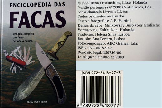 Enciclopedia das Facas - ISBN 972-8418-97-3