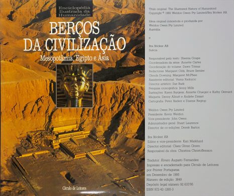 Enciclopedia Ilustrada da Humanidade Bercos da Civilizacao ISBN 972-42-1265-3