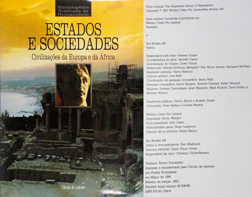 Enciclopedia Ilustrada da Humanidade Estados e Sociedades ISBN 972-42-1304-8