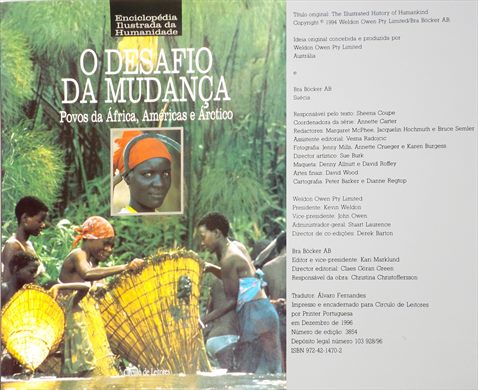 Enciclopedia Ilustrada da Humanidade O Desafio da Mudanca ISBN 972-42-1470-2