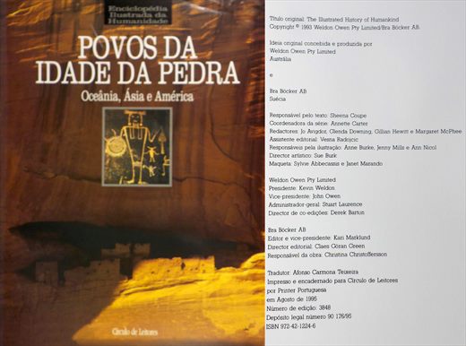 Enciclopedia Ilustrada da Humanidade Povos da Idade da Pedra ISBN 972-42-1224-6