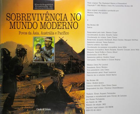 Enciclopedia Ilustrada da Humanidade Sobrevivencia no Mundo Moderno ISBN 972-42-1422-2