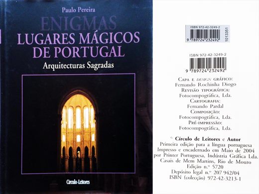 Enigmas Lugares Magicos de Portugal Arquitecturas Sagradas ISBN 972-42-3249-2