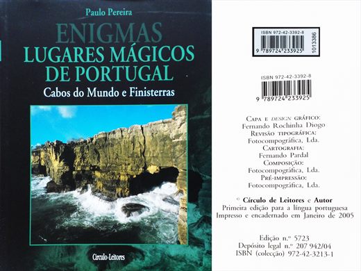 Enigmas Lugares Magicos de Portugal Cabos do Mundo e Finisterras ISBN 972-42-3392-8