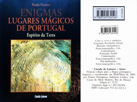 Enigmas Lugares Magicos de Portugal Espirito da Terra ISBN 972-42-3213-1