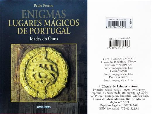 Enigmas Lugares Magicos de Portugal Idades do Ouro ISBN 972-42-3255-7