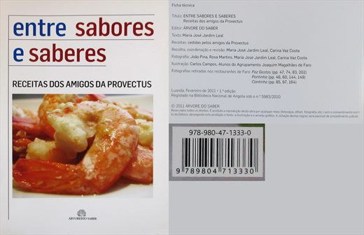 Entre Sabores e Saberes Receitas dos amigos da Provectus