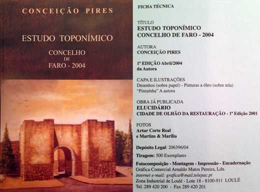 Estudo Topominico Concelho de Faro - 2004 - DLN 20396-04