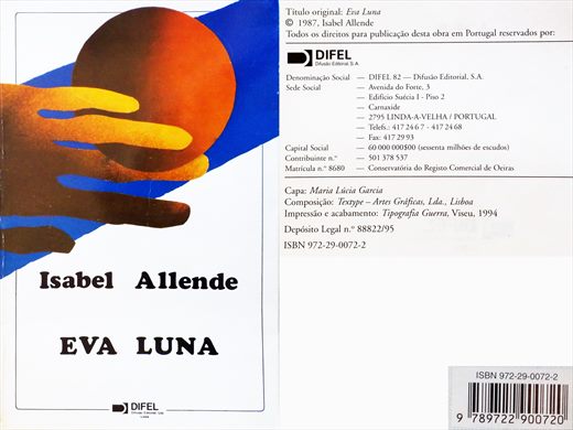Eva Luna ISBN 972-29-0072-2