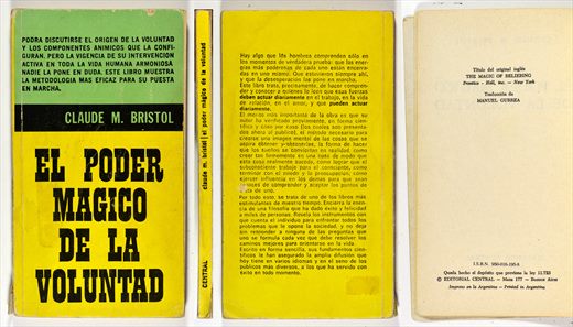 El poder magico de la voluntad ISBN 950-016-195-8