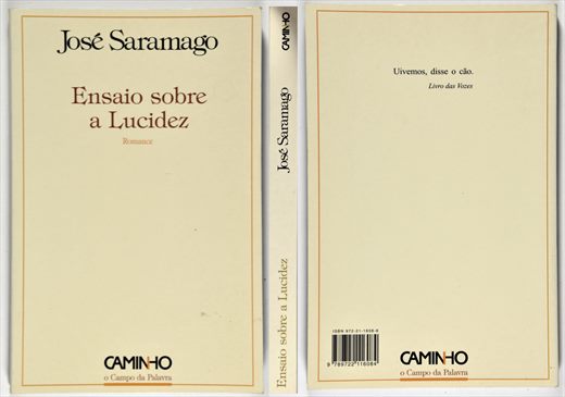 Ensaio sobre a Lucidez ISBN 972-21-1608-8