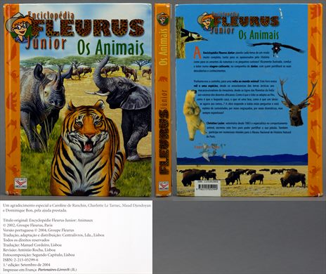 Enciclopedia Fjeurs Junior, Os Animais ISBN 2-215-05299-6