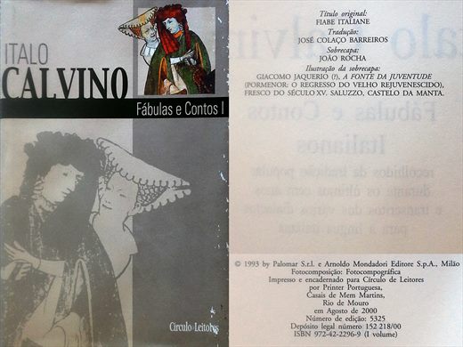 Fabulas e Contos I (Italo Calvino) ISBN 972-42-2296-9