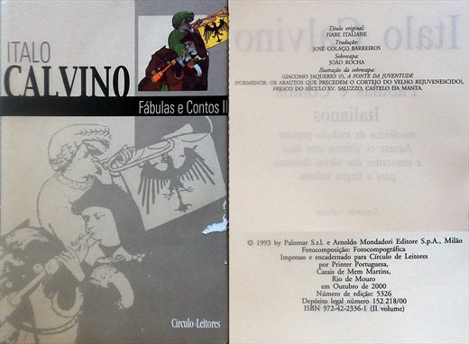 Fabulas e Contos II (Italo Calvino) ISBN 972-42-2336-1