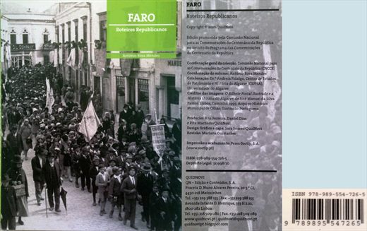 Faro Roteiros Republicanos - ISBN 978-989-554-726-5