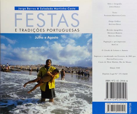 Festas e Tradicoes Portuguesas Julho e Agosto ISBN 972-42-2910-6