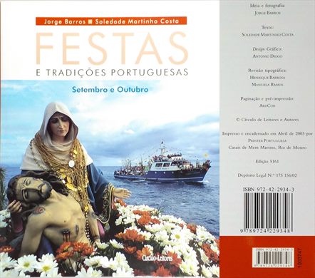 Festas e Tradicoes Portuguesas Setembro e Outubro ISBN 972-42-2934-3