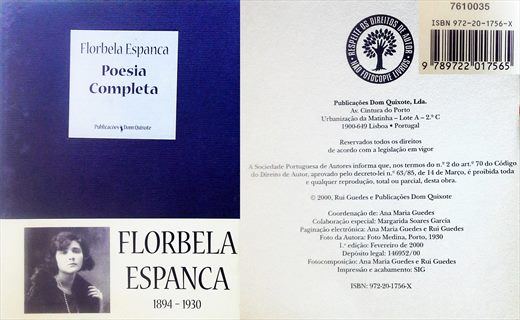 Florbela Espanca (Poesia Completa) ISBN 972-20-1756-X