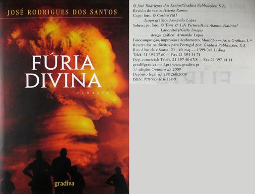 Furia Divina ISBN 978-989-616-338-9