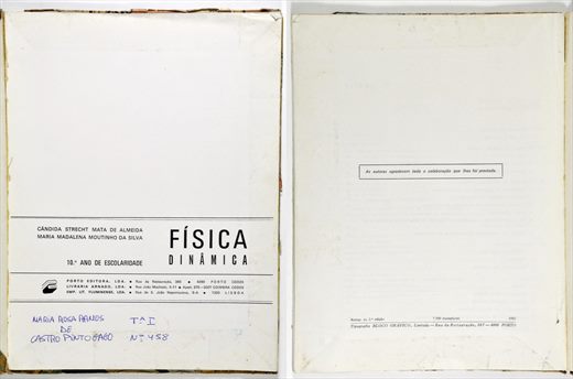 Fisica dinamica 10o. ano 1982