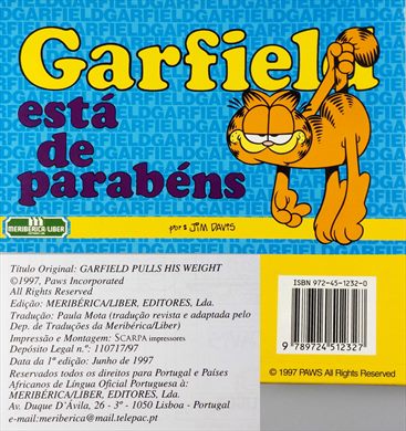 Garfield esta de parabens ISBN 972-45-1232-0