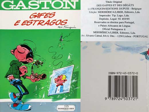Gaston Gafes e Estragos ISBN 972-45-0372-0