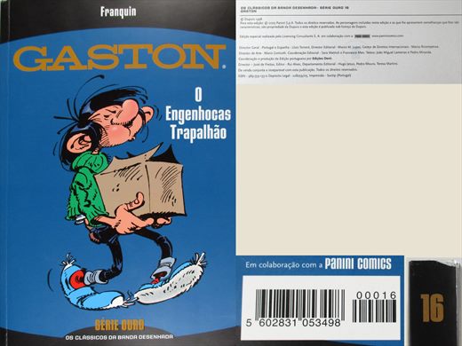 Gaston Serie Ouro 16 O Engenhocas Trapalhao ISBN 989-559-133-0