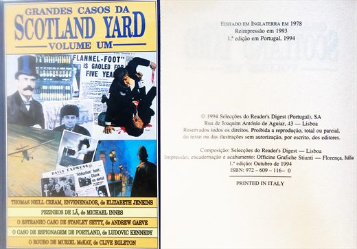 Grandes Casos da Scotland Yard v1 ISBN 972-609-116-0