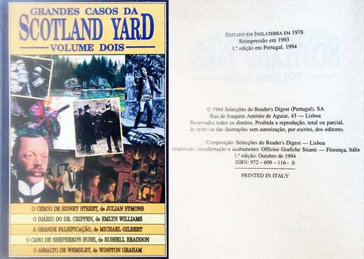 Grandes Casos da Scotland Yard v2 ISBN 972-609-116-0