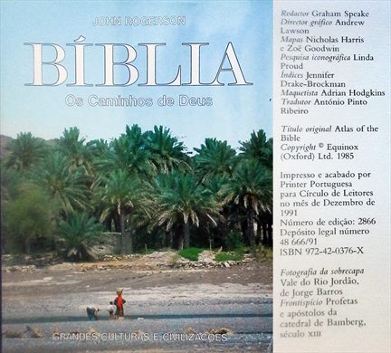 Grandes Culturas e Civilizacoes Biblia ISBN 972-42-0376-X
