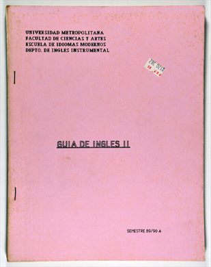 Guia de ingles II Universidad Metropolitana