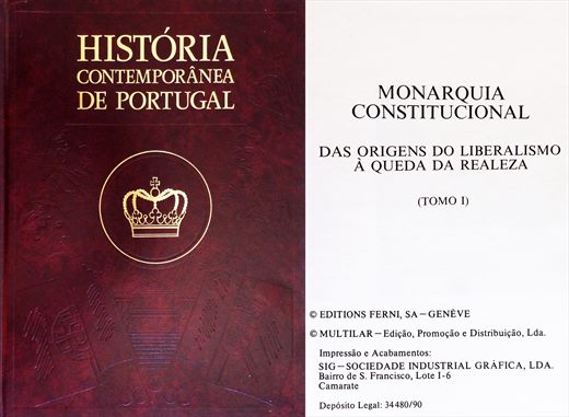 Historia Contemporanea de Portugal - Monarquia Constitucional tomo I