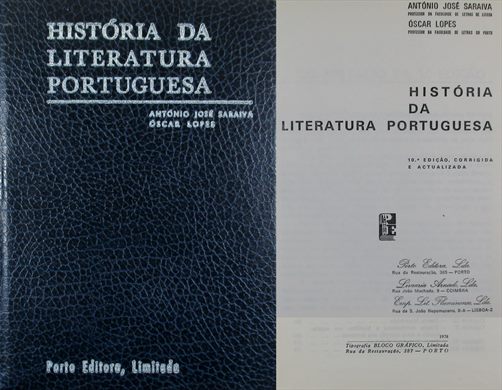 Historia da Literatura Portuguesa