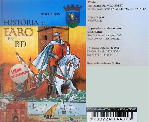 Historia de Faro em B.D. - ISBN 972-41-4407-0