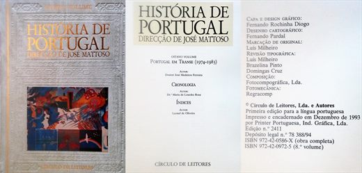 Historia de Portugal (Jose Mattoso) v8 - ISBN 972-42-0972-5