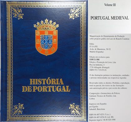 Historia de Portugal Volume III ISBN 84-407-0254-X