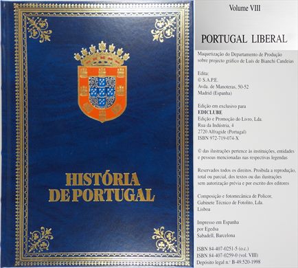 Historia de Portugal Volume VIII ISBN 84-407-0259-0